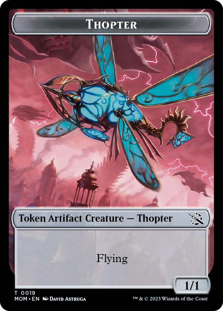 Elemental (9) // Thopter Double-Sided Token [March of the Machine Tokens] | Sanctuary Gaming