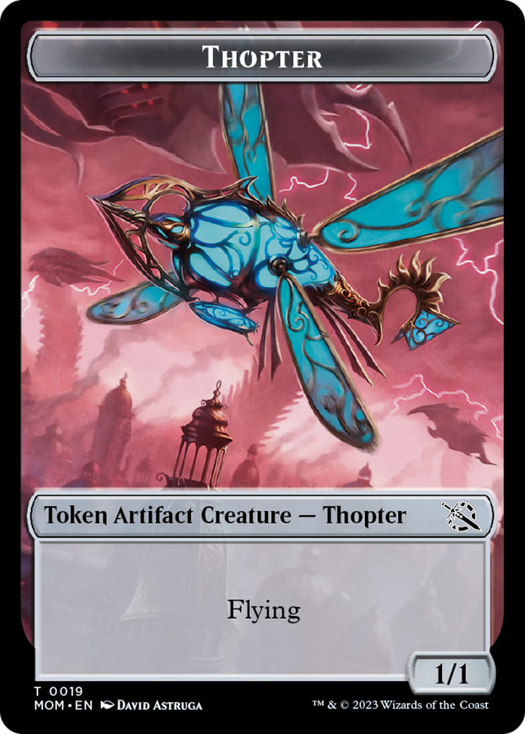 Treasure (20) // Thopter Double-Sided Token [March of the Machine Tokens] | Sanctuary Gaming