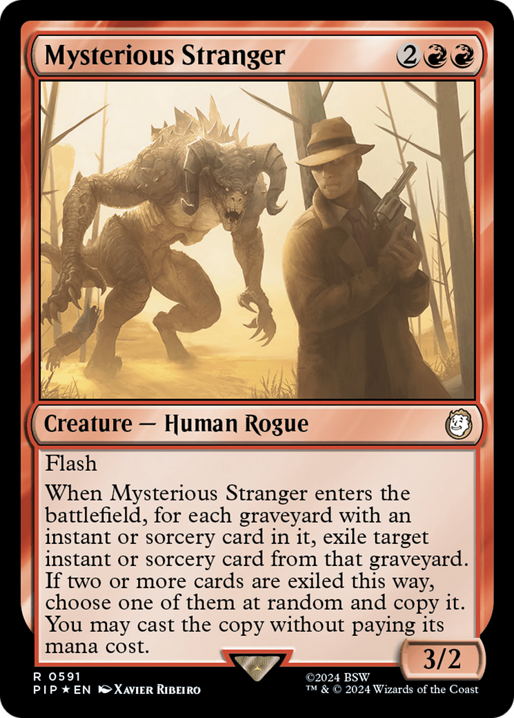 Mysterious Stranger (Surge Foil) [Fallout] | Sanctuary Gaming