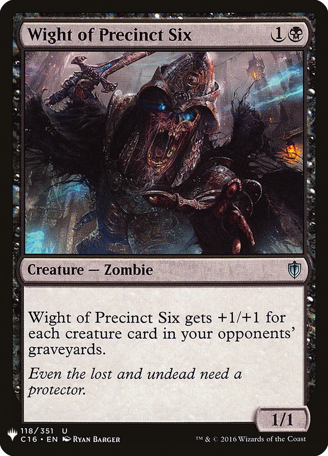 Wight of Precinct Six [Mystery Booster] | Sanctuary Gaming