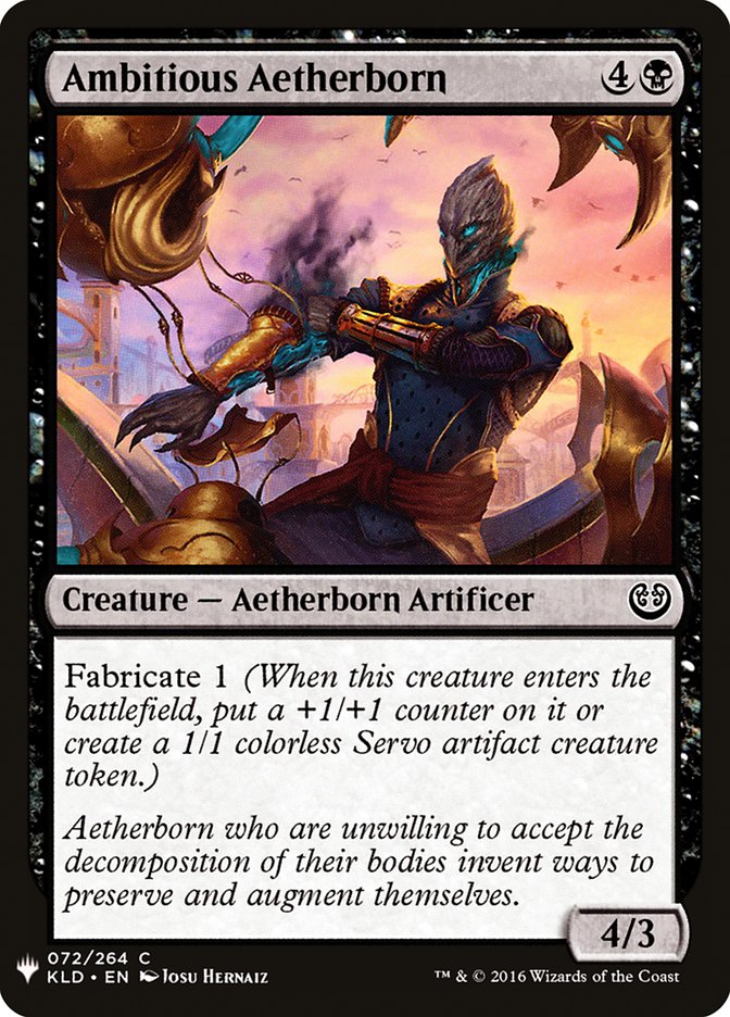 Ambitious Aetherborn [Mystery Booster] | Sanctuary Gaming