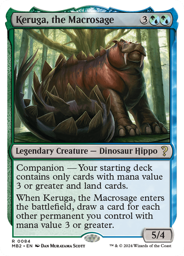 Keruga, the Macrosage (White Border) [Mystery Booster 2] | Sanctuary Gaming