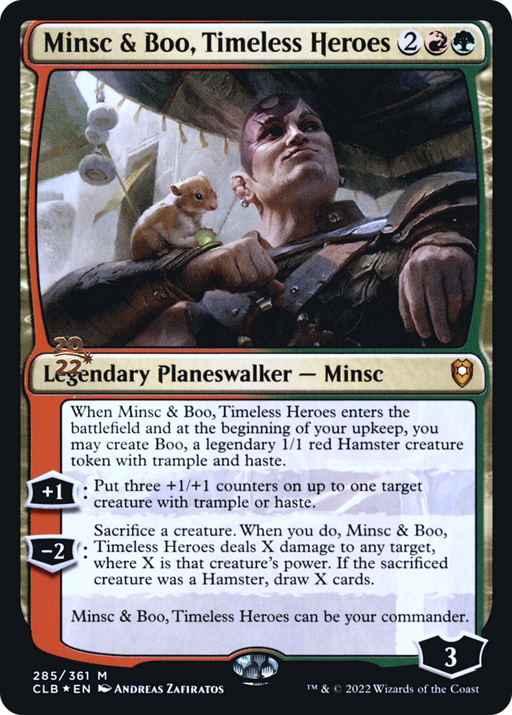 Minsc & Boo, Timeless Heroes (Promo Pack) [The Lost Caverns of Ixalan Promos] | Sanctuary Gaming