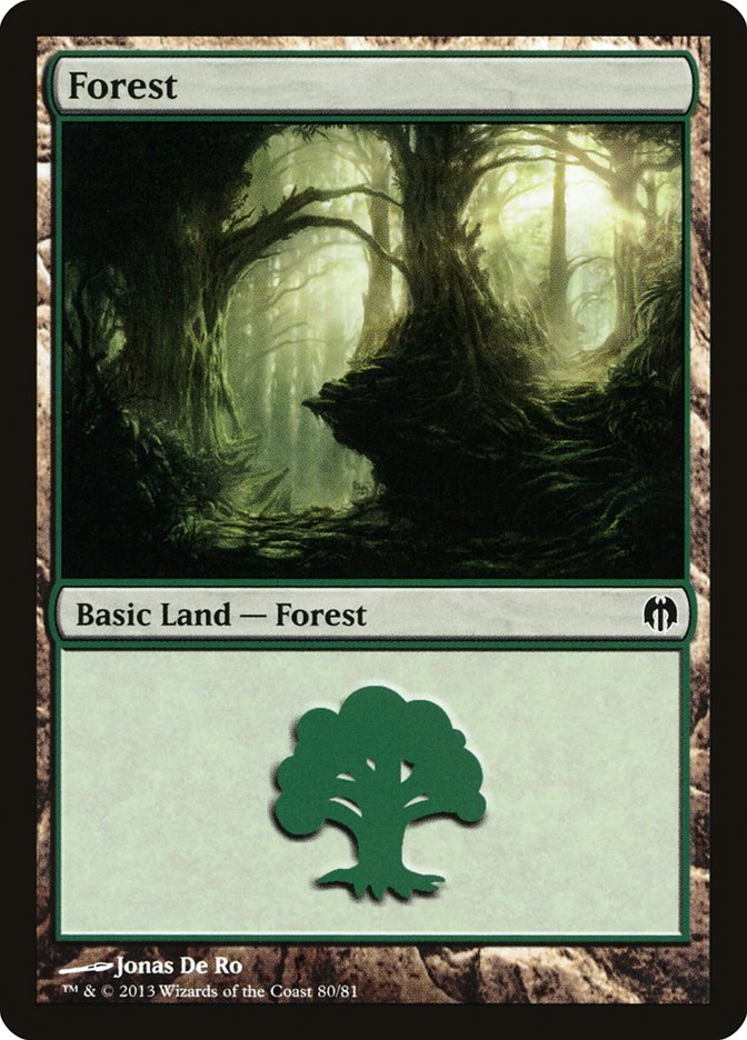 Forest (80) [Duel Decks: Heroes vs. Monsters] | Sanctuary Gaming