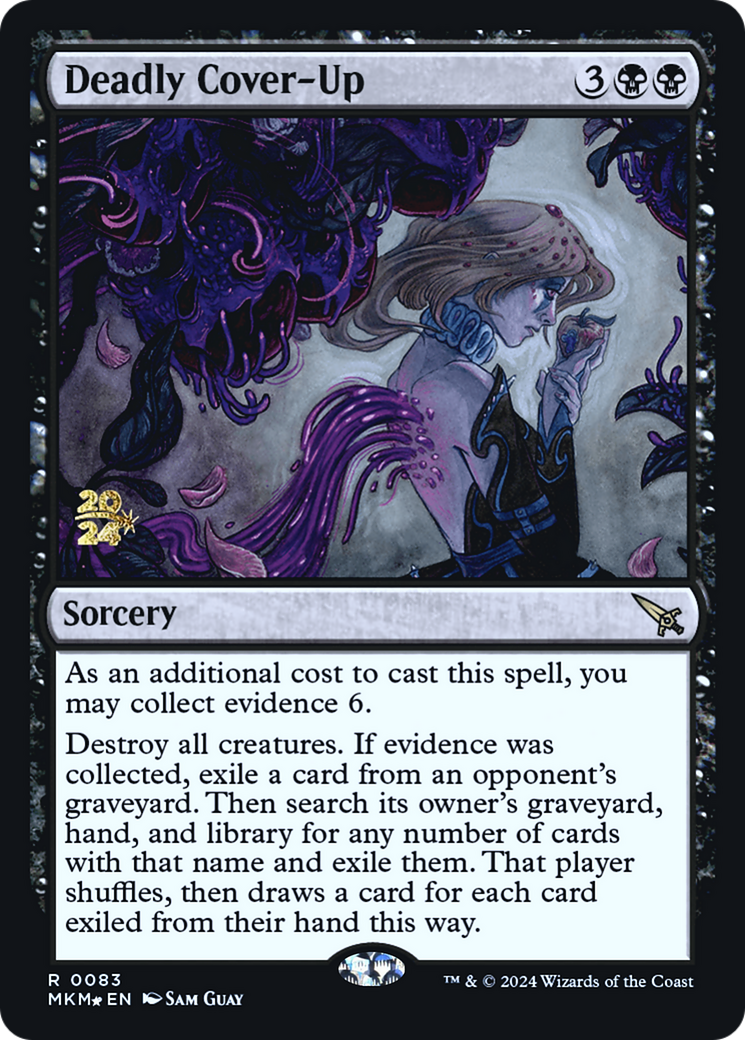 Deadly Cover-Up [Murders at Karlov Manor Prerelease Promos] | Sanctuary Gaming
