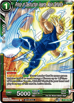 Prince of Destruction Vegeta, Majin Defiance (P-320) [Tournament Promotion Cards] | Sanctuary Gaming