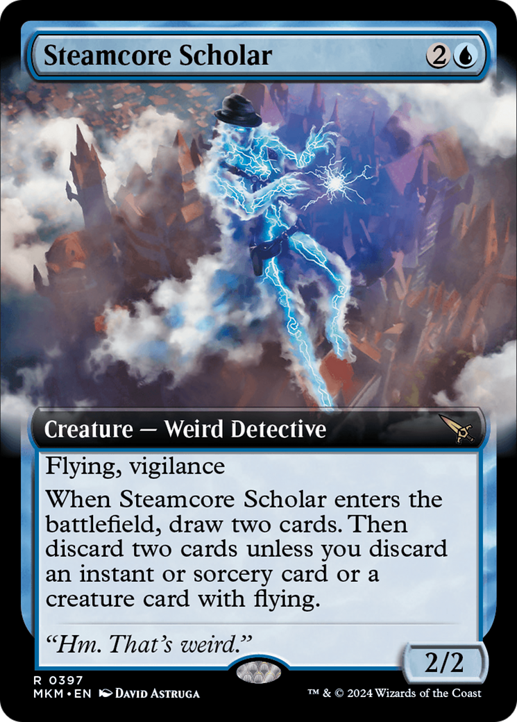 Steamcore Scholar (Extended Art) [Murders at Karlov Manor] | Sanctuary Gaming