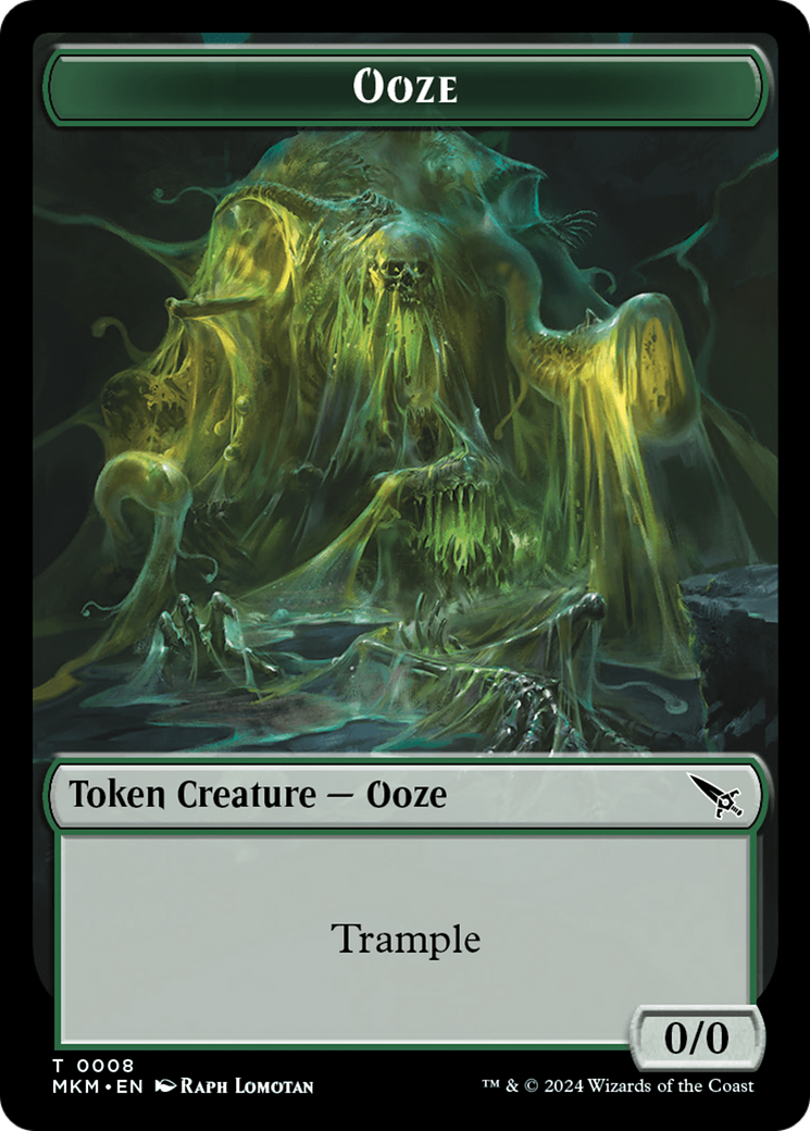 Thopter (0020) // Ooze Double-Sided Token [Murders at Karlov Manor Tokens] | Sanctuary Gaming