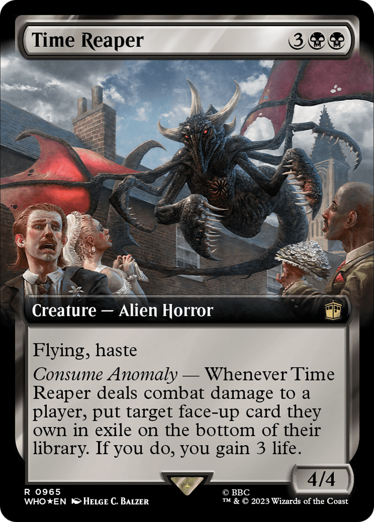 Time Reaper (Extended Art) (Surge Foil) [Doctor Who] | Sanctuary Gaming