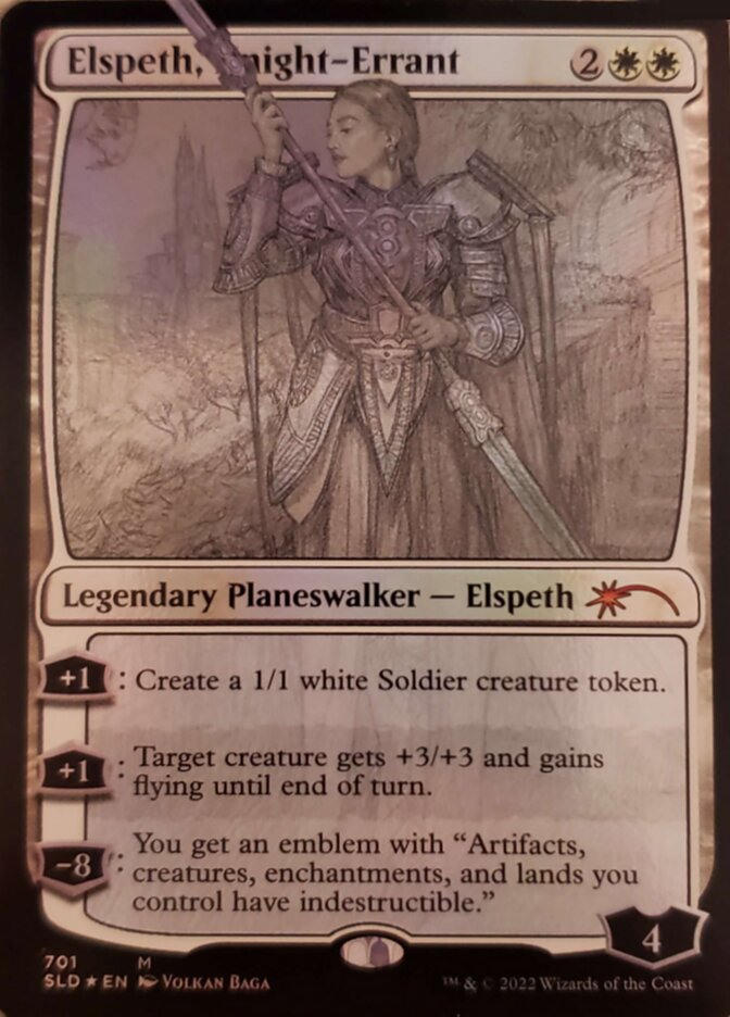 Elspeth, Knight-Errant (Sketch) [Secret Lair Drop Promos] | Sanctuary Gaming