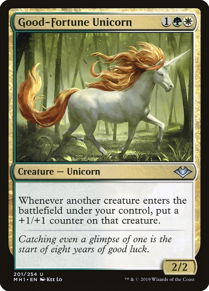 Good-Fortune Unicorn [Modern Horizons] | Sanctuary Gaming