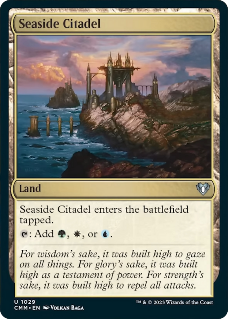 Seaside Citadel [Commander Masters] | Sanctuary Gaming