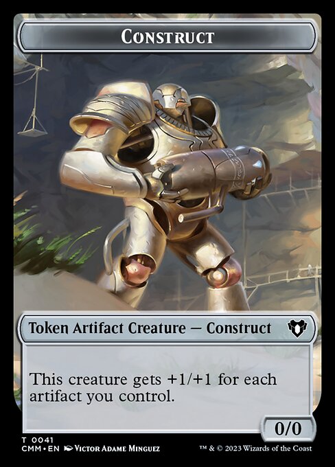 Servo // Construct (0041) Double-Sided Token [Commander Masters Tokens] | Sanctuary Gaming