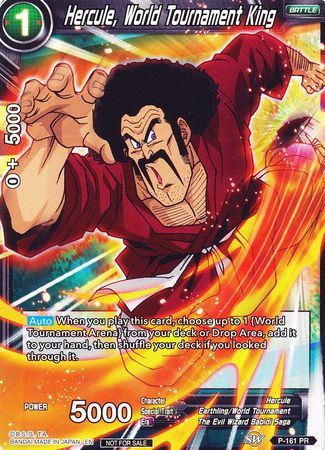 Hercule, World Tournament King (Power Booster) (P-161) [Promotion Cards] | Sanctuary Gaming