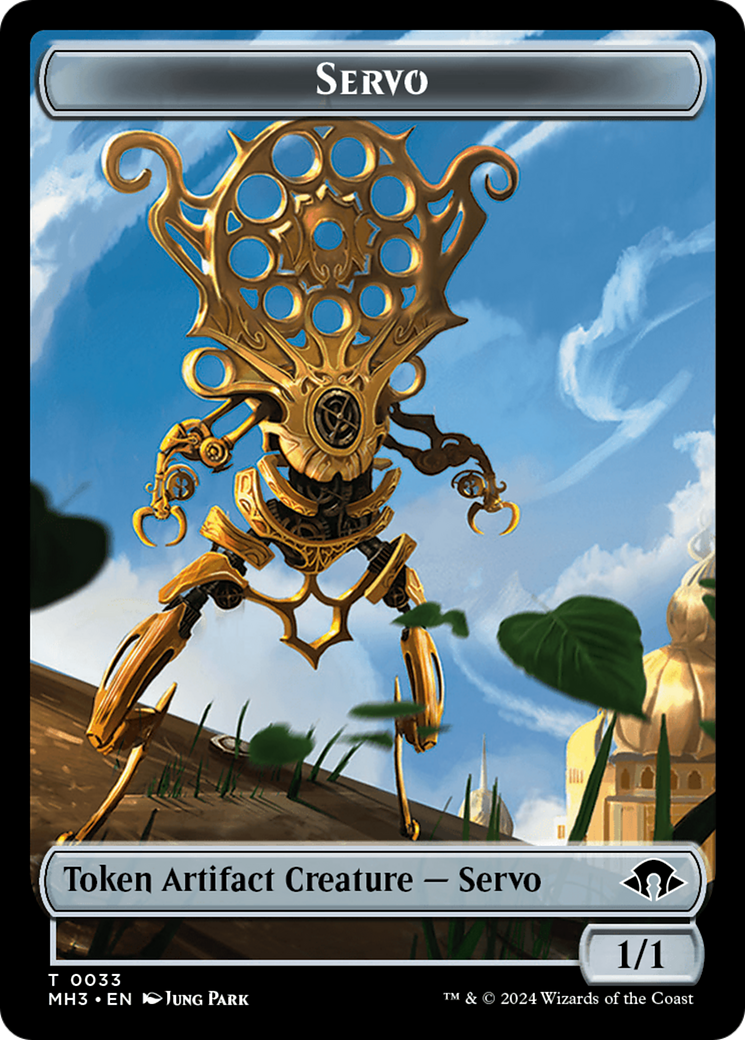 Servo // Insect (0025) Double-Sided Token [Modern Horizons 3 Tokens] | Sanctuary Gaming