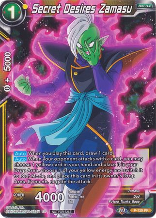 Secret Desires Zamasu (Shop Tournament: Assault of Saiyans) (P-129) [Promotion Cards] | Sanctuary Gaming