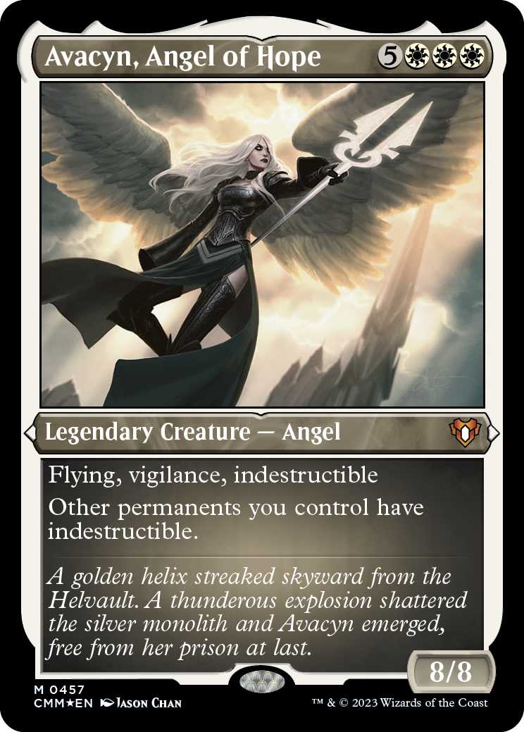 Avacyn, Angel of Hope (Foil Etched) [Commander Masters] | Sanctuary Gaming