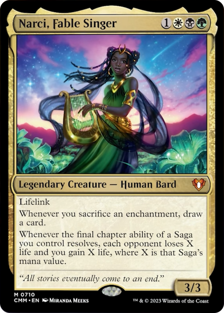 Narci, Fable Singer [Commander Masters] | Sanctuary Gaming