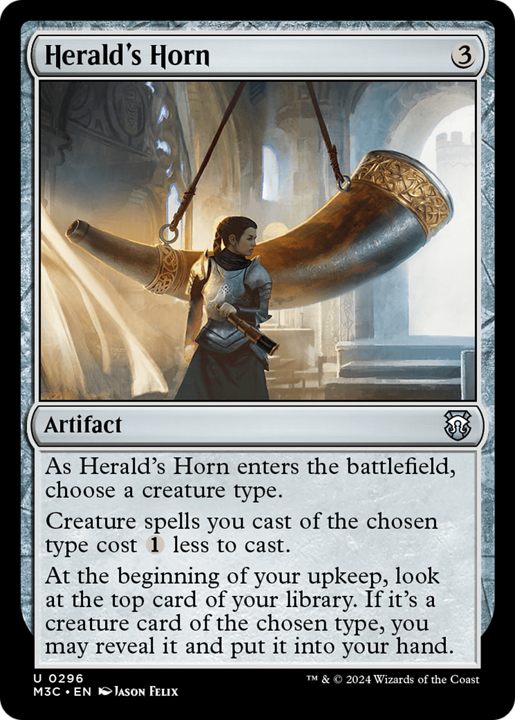 Herald's Horn (Ripple Foil) [Modern Horizons 3 Commander] | Sanctuary Gaming