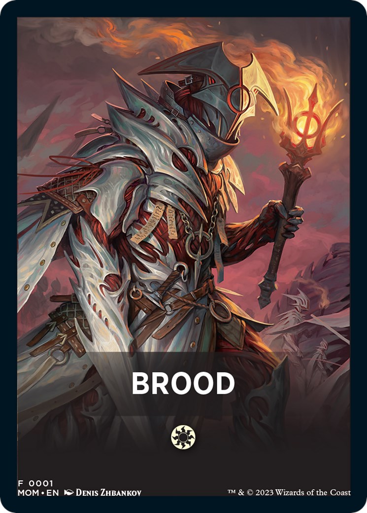 Brood Theme Card [March of the Machine Tokens] | Sanctuary Gaming