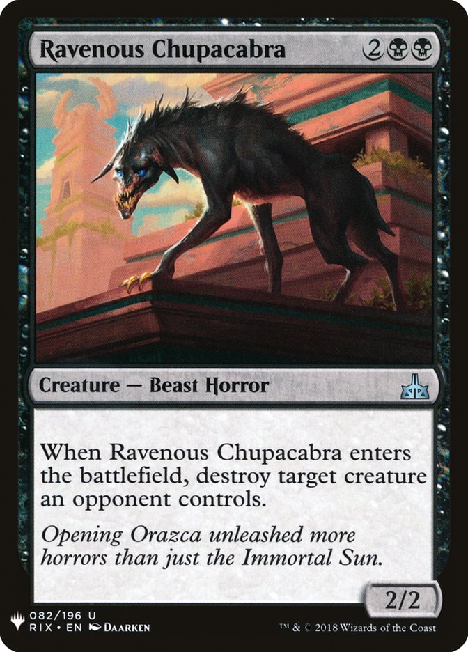 Ravenous Chupacabra [Mystery Booster] | Sanctuary Gaming