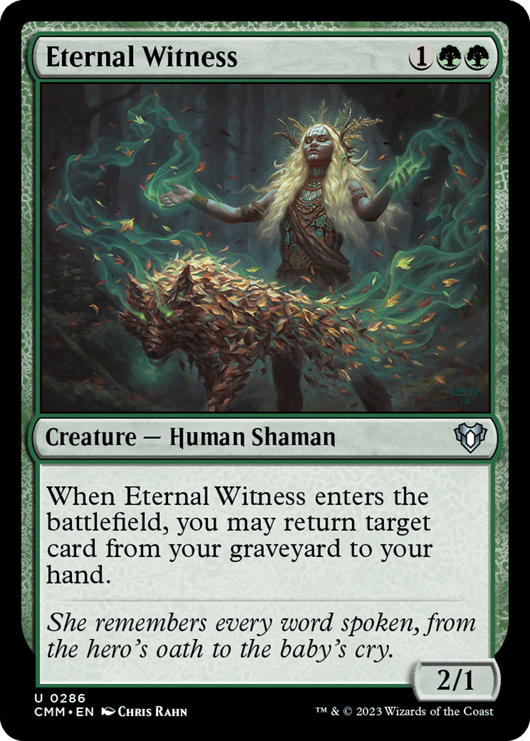 Eternal Witness [Commander Masters] | Sanctuary Gaming