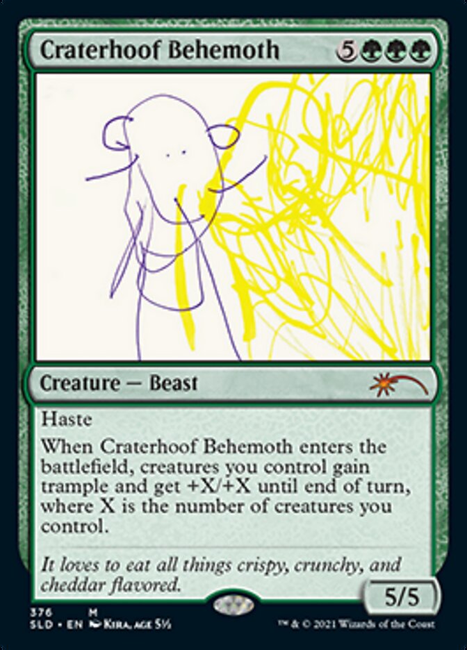 Craterhoof Behemoth (376) [Secret Lair Drop Series] | Sanctuary Gaming