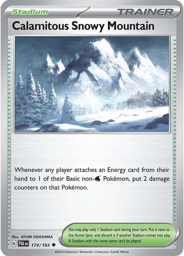 Calamitous Snowy Mountain (174/193) [Scarlet & Violet: Paldea Evolved] | Sanctuary Gaming