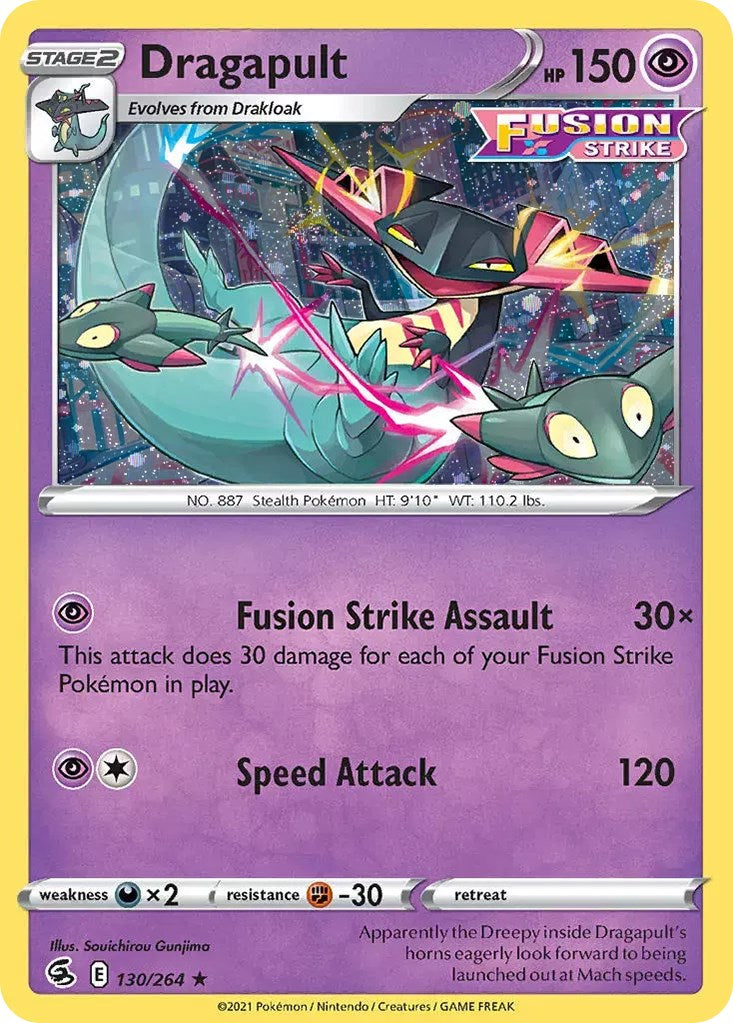 Dragapult (130/264) (Cosmos Holo) [Sword & Shield: Fusion Strike] | Sanctuary Gaming