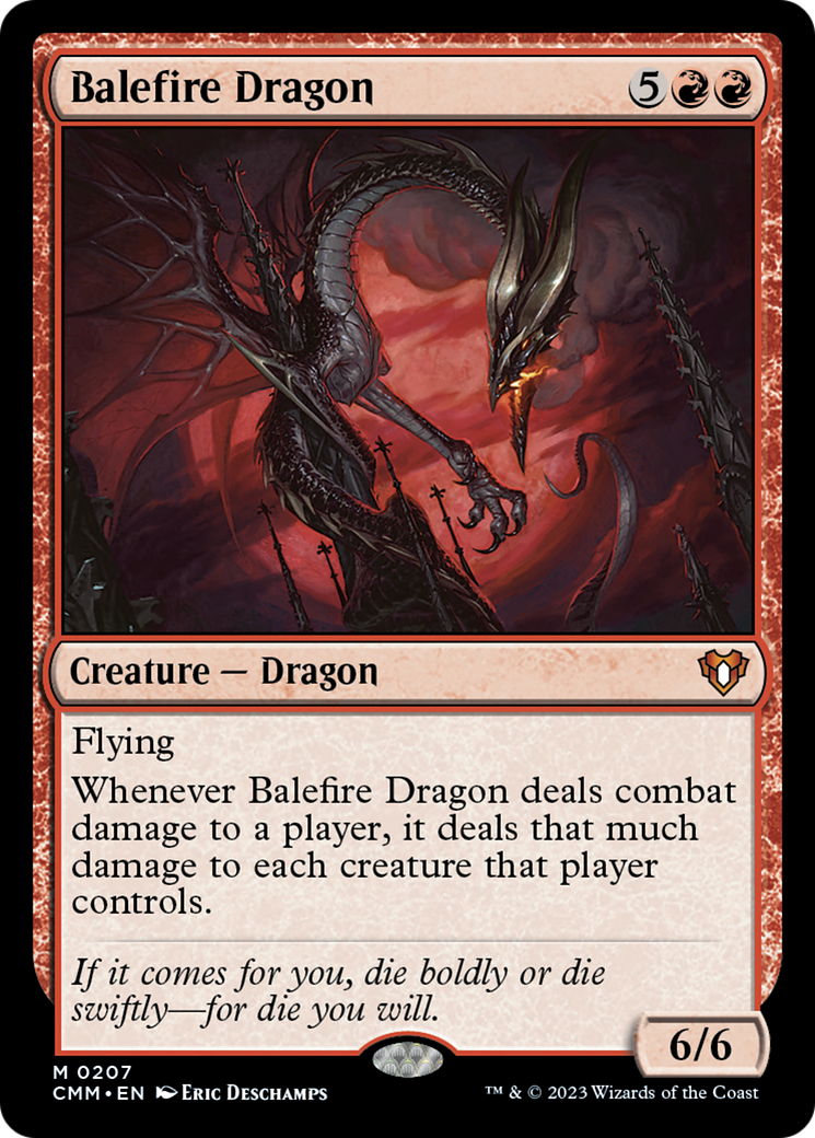Balefire Dragon [Commander Masters] | Sanctuary Gaming