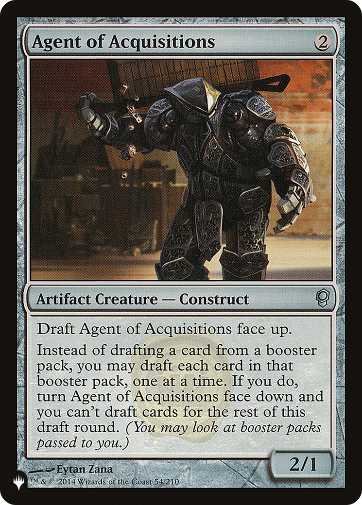 Agent of Acquisitions [The List Reprints] | Sanctuary Gaming