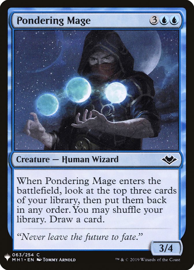 Pondering Mage [Mystery Booster] | Sanctuary Gaming