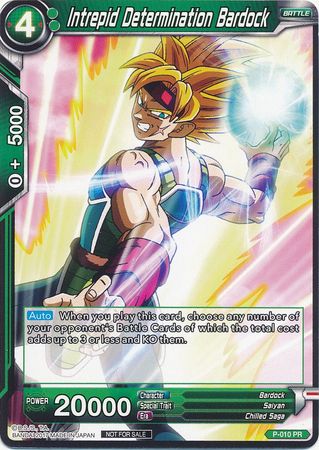 Intrepid Determination Bardock (P-010) [Promotion Cards] | Sanctuary Gaming