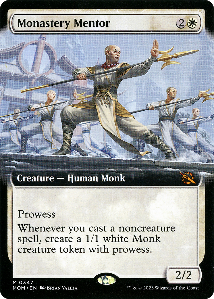 Monastery Mentor (Extended Art) [March of the Machine] | Sanctuary Gaming