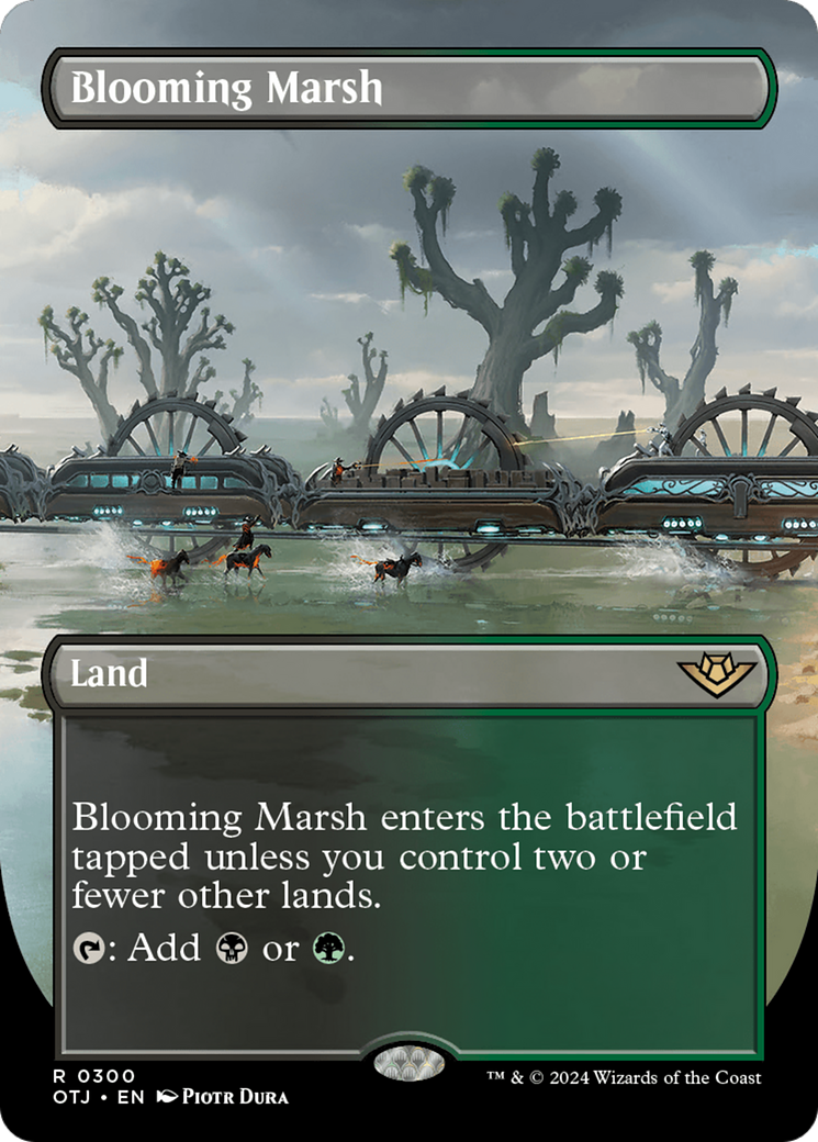 Blooming Marsh (Borderless) [Outlaws of Thunder Junction] | Sanctuary Gaming
