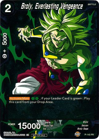 Broly, Everlasting Vengeance (P-140) [Promotion Cards] | Sanctuary Gaming