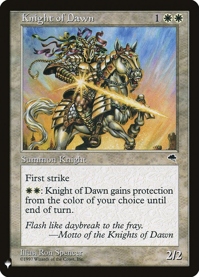 Knight of Dawn [Mystery Booster] | Sanctuary Gaming