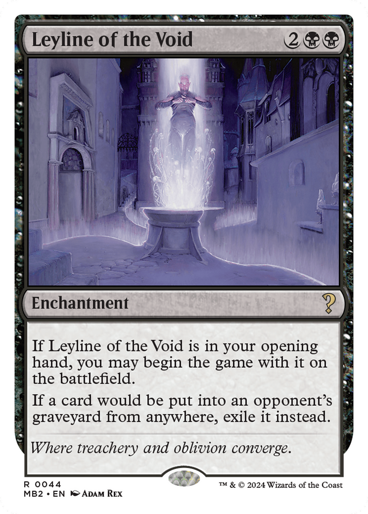 Leyline of the Void (White Border) [Mystery Booster 2] | Sanctuary Gaming