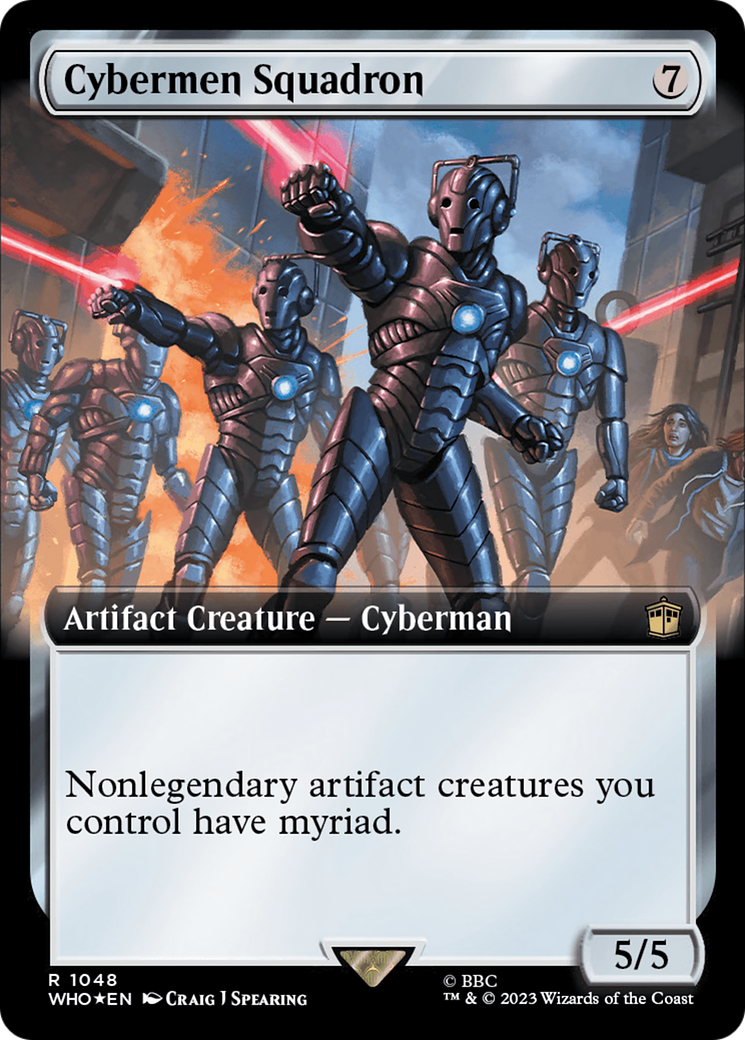 Cybermen Squadron (Extended Art) (Surge Foil) [Doctor Who] | Sanctuary Gaming