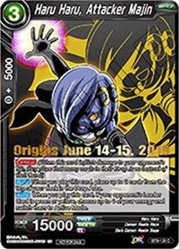 Haru Haru, Attacker Majin (Origins 2019) (BT3-120_PR) [Tournament Promotion Cards] | Sanctuary Gaming