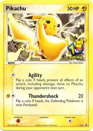 Pikachu (012) (10th Anniversary Promo) [Miscellaneous Cards] | Sanctuary Gaming