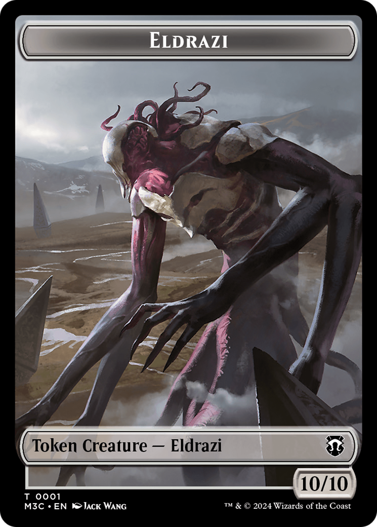 Spirit (Ripple Foil) // Eldrazi Double-Sided Token [Modern Horizons 3 Commander Tokens] | Sanctuary Gaming