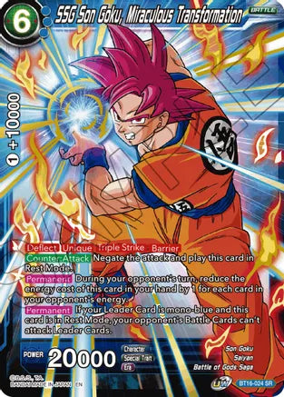 SSG Son Goku, Miraculous Transformation (BT16-024) [Realm of the Gods] | Sanctuary Gaming