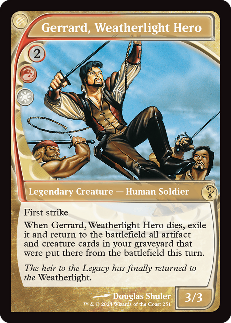 Gerrard, Weatherlight Hero (Future Sight) [Mystery Booster 2] | Sanctuary Gaming