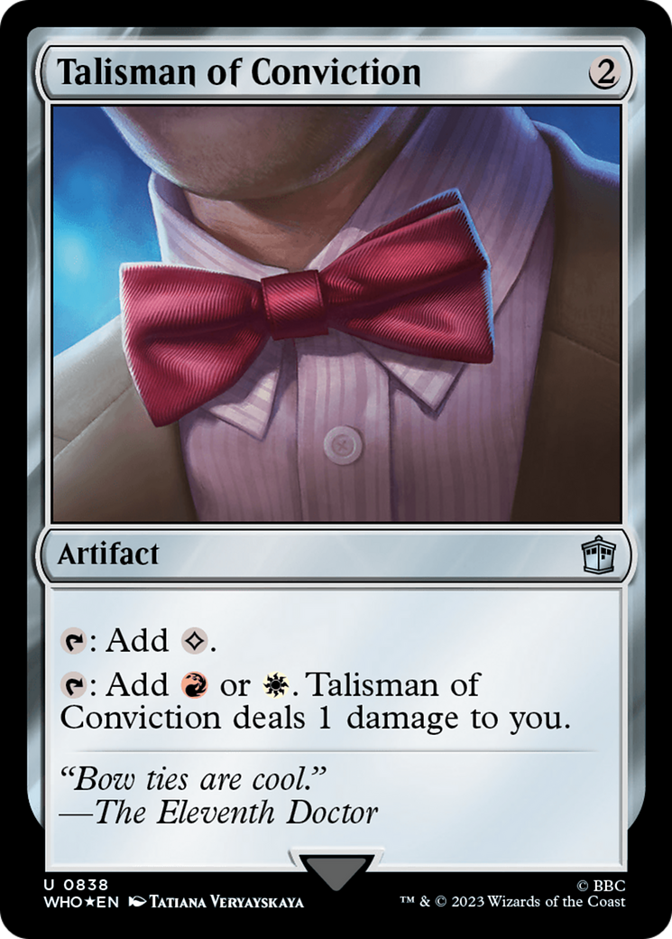 Talisman of Conviction (Surge Foil) [Doctor Who] | Sanctuary Gaming