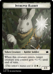 Wall // Intrepid Rabbit Double-Sided Token [Bloomburrow Tokens] | Sanctuary Gaming