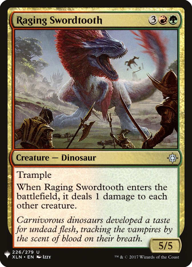 Raging Swordtooth [Mystery Booster] | Sanctuary Gaming