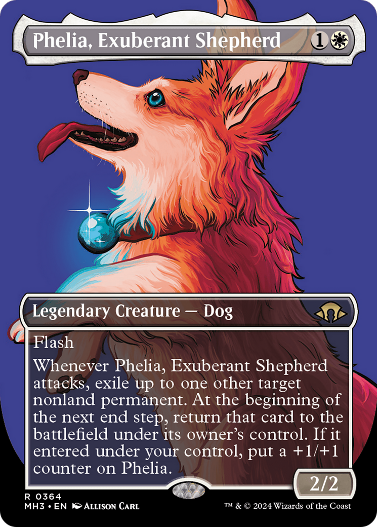 Phelia, Exuberant Shepherd (Borderless) [Modern Horizons 3] | Sanctuary Gaming