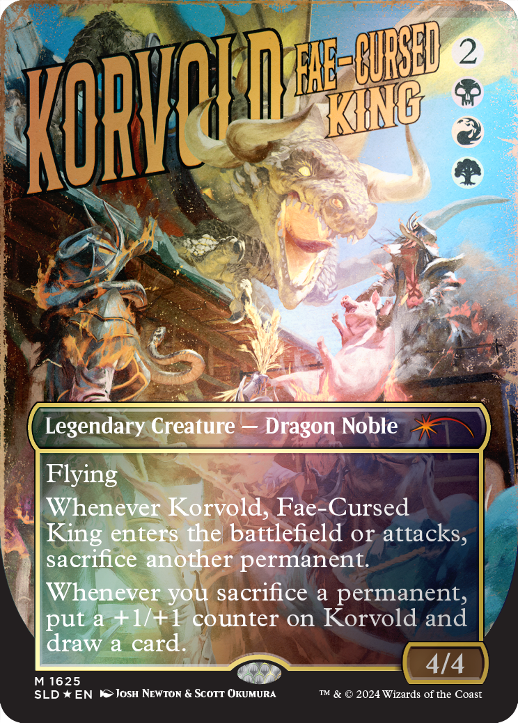 Korvold, Fae-Cursed King (Rainbow Foil) [Secret Lair Drop Series] | Sanctuary Gaming