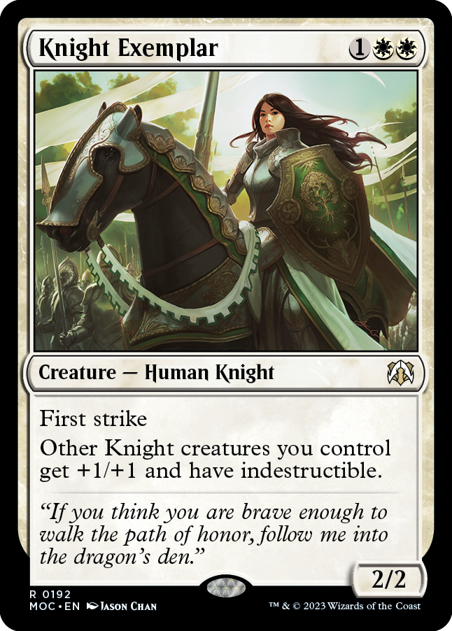 Knight Exemplar [March of the Machine Commander] | Sanctuary Gaming